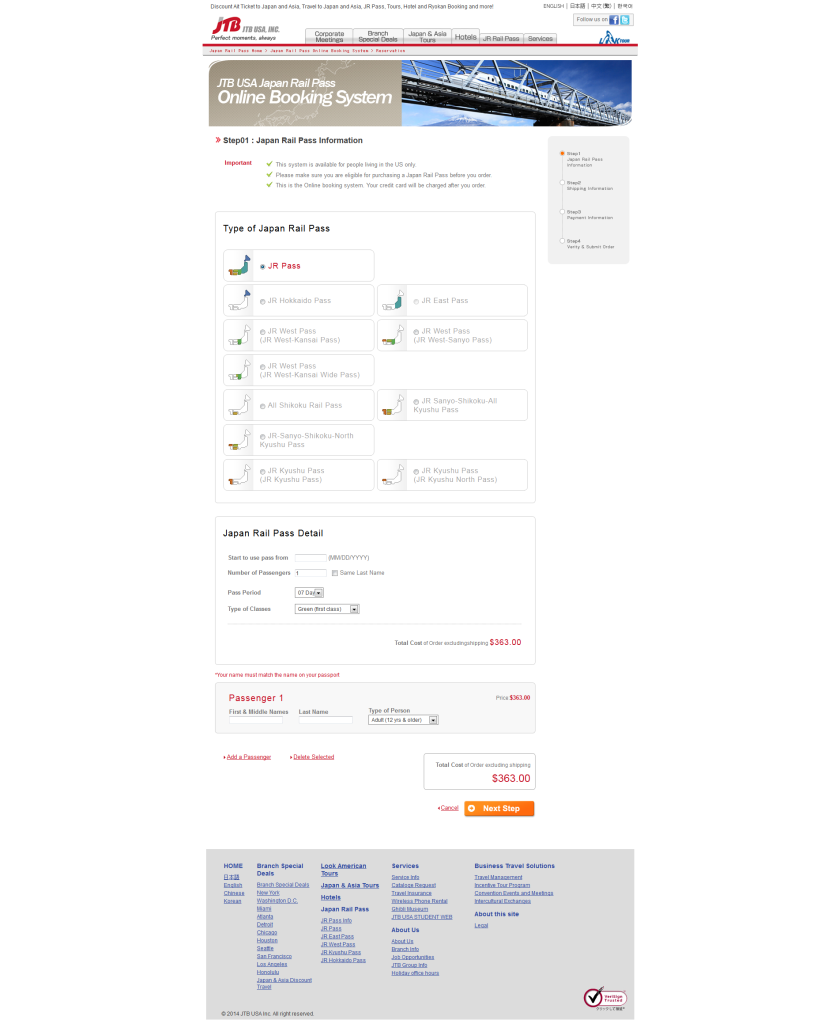 JTB USA releases Japan Rail Pass B2C ecommerce site running on IBM ...